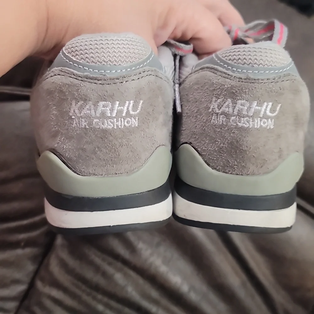 KARHU Gray Blue Athletic Shoes Retro unisex m 4.5 w 6 synchron classic